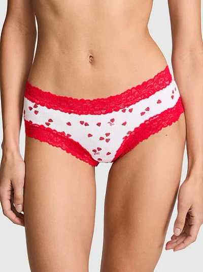 Pink Wink™ Lace-trim Cheeky Panty In Multi