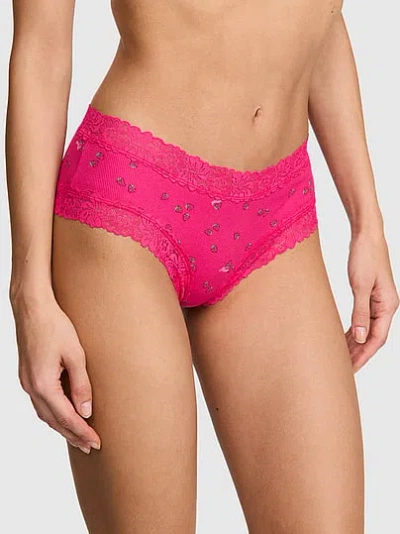 Pink Wink™ Lace-trim Cheeky Panty In Animal Print