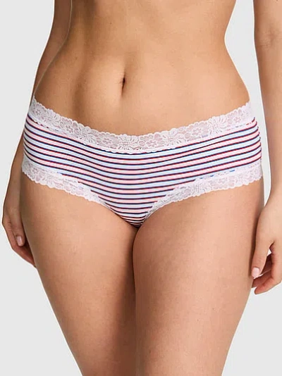 Pink Wink™ Lace-trim Cheeky Panty In Multi