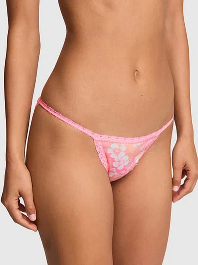 Pink Wink™ Lace-trim String Bikini Panty In
