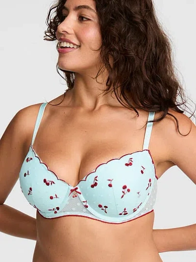 Pink Wink™ Lightly Lined Balconette Bra In Blue