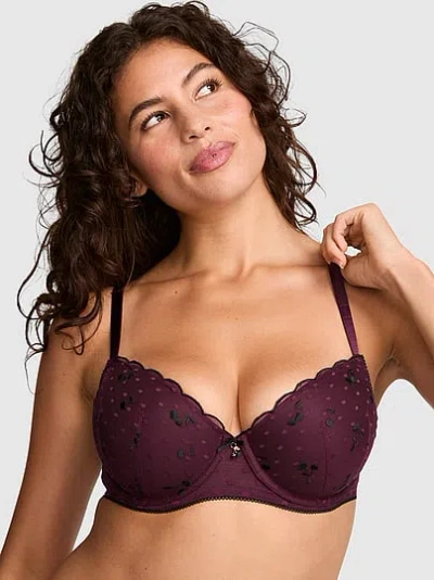 Pink Wink™ Lightly Lined Balconette Bra In Purple
