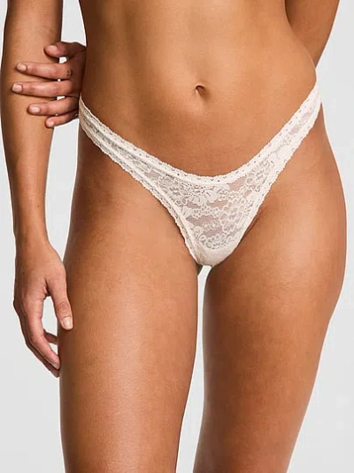 Pink Wink™ Micro Thong Panty In White