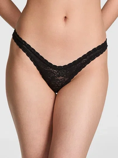 Pink Wink™ Micro Thong Panty In Black