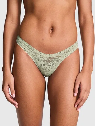 Pink Wink™ Micro Thong Panty In Green