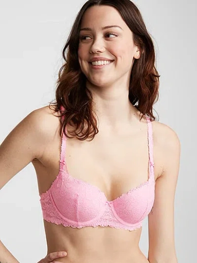 Pink Wink Push-up Balconette Bra In Multi