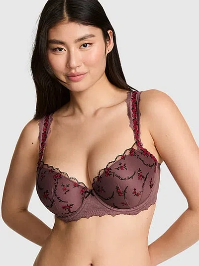 Pink Wink™ Push-up Balconette Bra In Purple