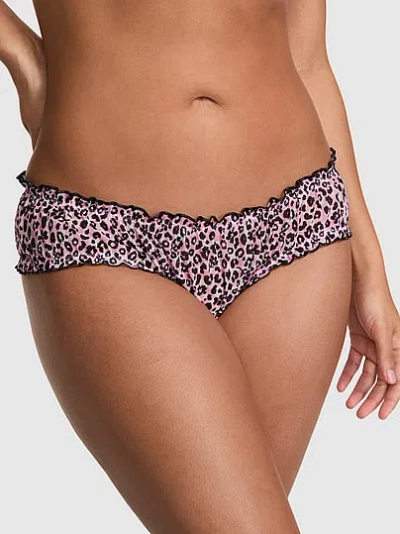 Pink Wink™ Ruffle Cheeky Panty In Black