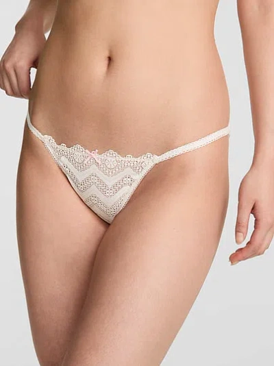Pink Wink™ String Bikini Panty In White