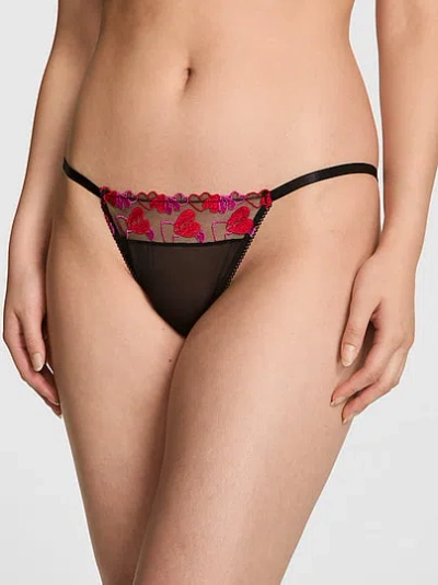 Pink Wink™ String Bikini Panty In Black