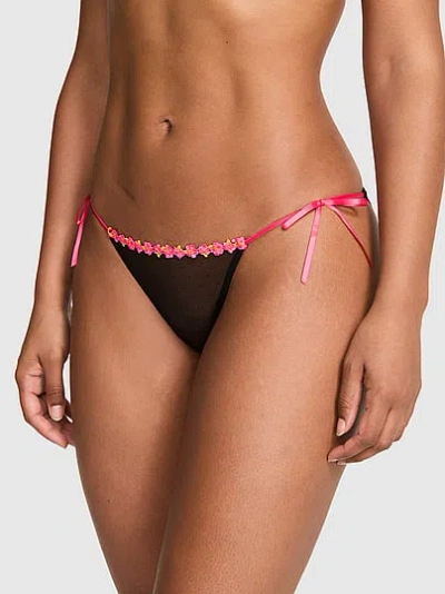Pink Wink™ String Bikini Panty In Black