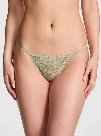 Pink Wink™ String Bikini Panty In Green