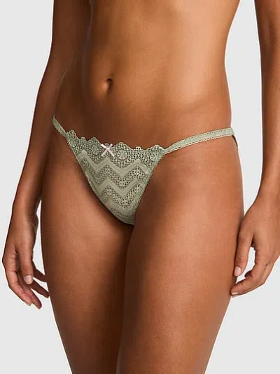Pink Wink™ String Bikini Panty In Green
