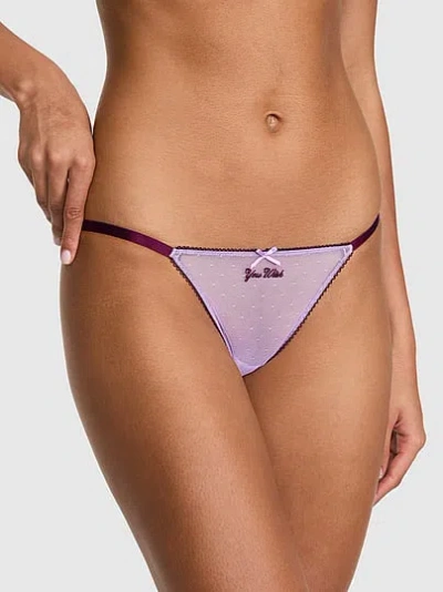 Pink Wink™ String Bikini Panty In Purple