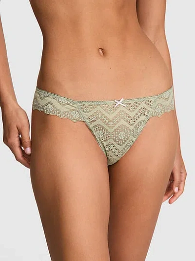 Pink Wink™ Thong Panty In Green