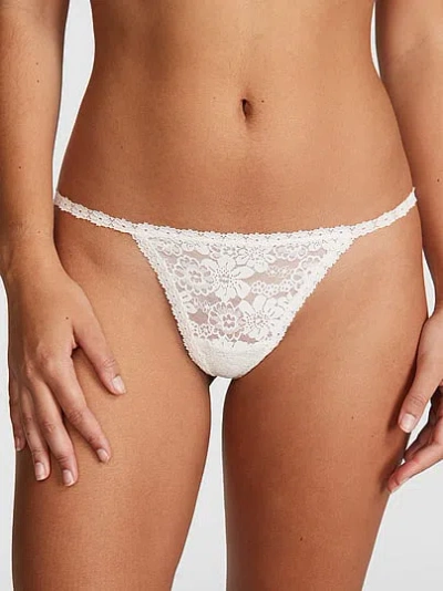 Pink Wink™ V-string Panty In White