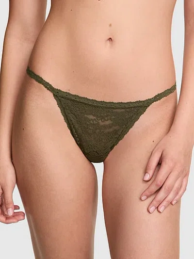 Pink Wink™ V-string Panty In Green