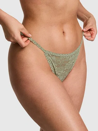 Pink Wink™ V-string Panty In Green