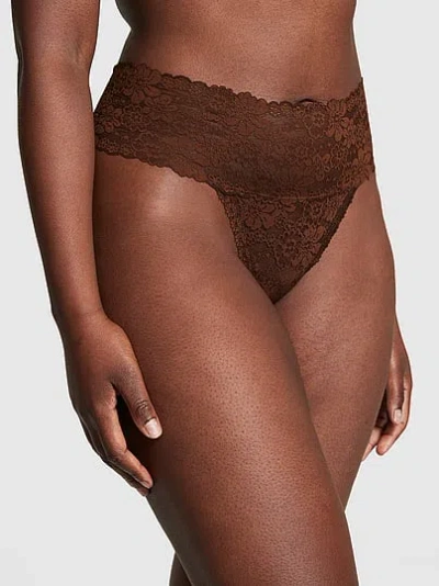Pink Wink™ Wide-waist Thong Panty In Brown