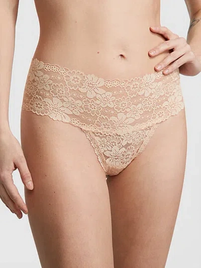 Pink Wink™ Wide-waist Thong Panty In Neutral