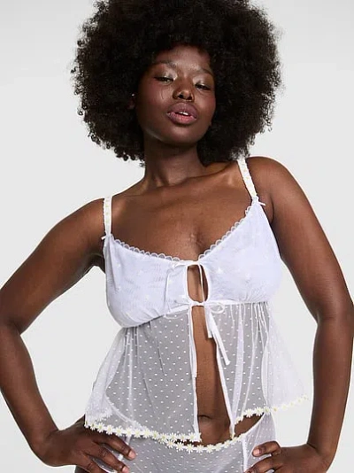 Pink Wink Wink™ Flyaway Bra Top In White