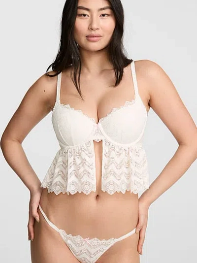 Pink Wink Wink™ Lightly Lined Babydoll Bra Top In Orange