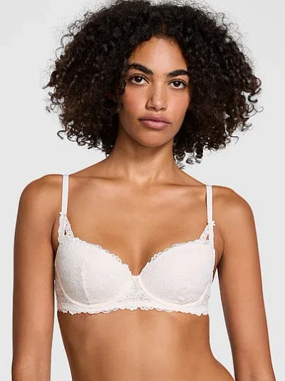 Pink Wink Wink™ Lightly Lined Balconette Bra In White