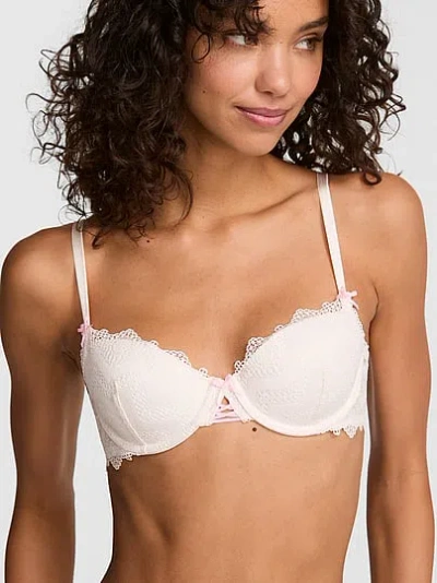 Pink Wink Wink™ Lightly Lined Balconette Bra In White