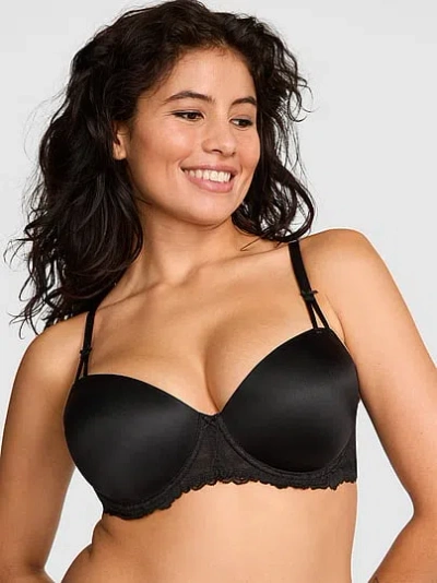Pink Wink Wink™ Lightly Lined Balconette Bra In Black