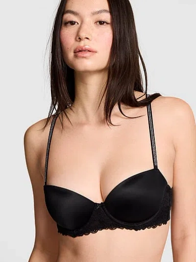 Pink Wink Wink™ Lightly Lined Balconette Bra In Black