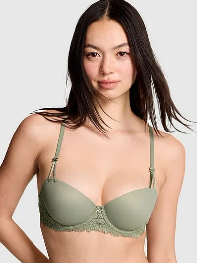 Pink Wink Wink™ Lightly Lined Balconette Bra In Green