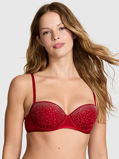 Pink Wink Wink™ Lightly Lined Balconette Bra In Red