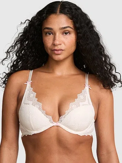 Pink Wink Wink™ Lightly Lined Plunge Bra In Neutral