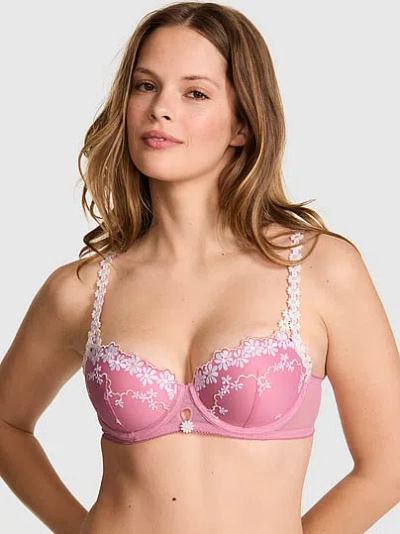 Pink Wink Wink™ Lightly Lined Plunge Bra In Multi