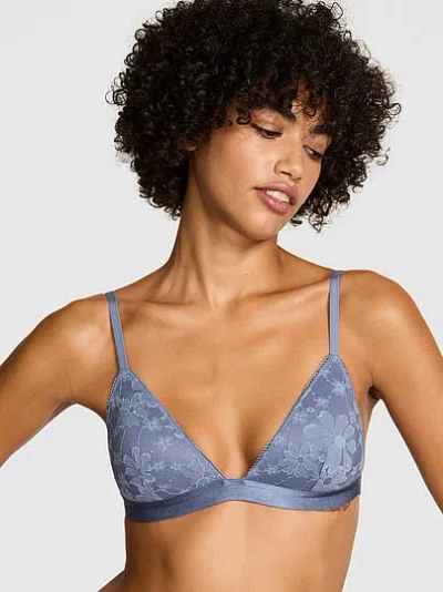 Pink Wink Wink™ Push-up Triangle Bralette In Blue