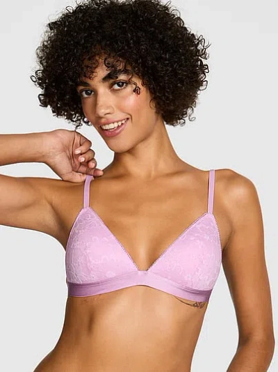 Pink Wink Wink™ Push-up Triangle Bralette In Purple