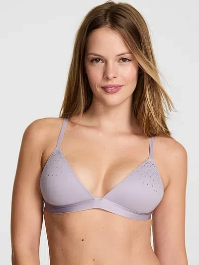 Pink Wink Wink™ Push-up Triangle Bralette In Purple