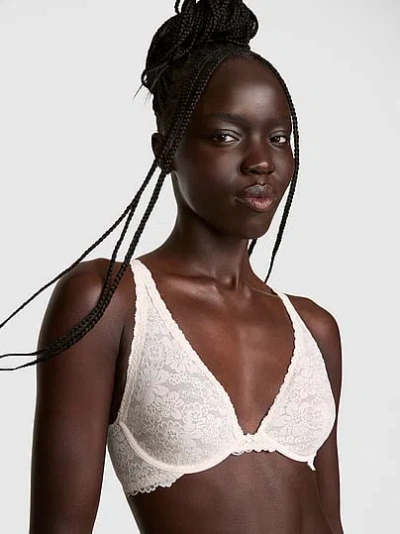 Pink Wink Wink™ Undercover Lift Unlined Plunge Bra In White