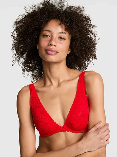 Pink Wink Wink™ Undercover Lift Unlined Plunge Bra In Red