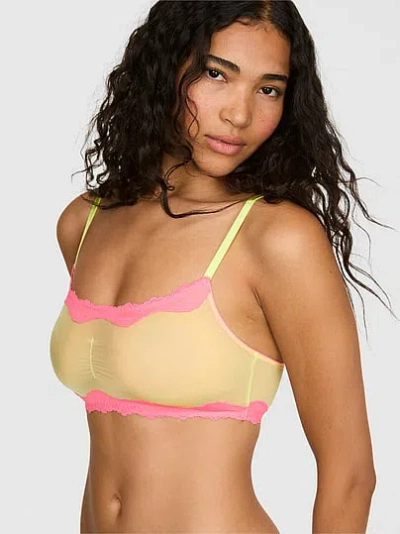 Pink Wink Wink™ Unlined Scoop Bralette In Multi