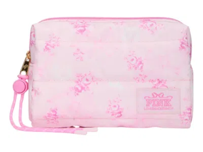 Pre-owned Pink Women's  X Loveshackfancy Makeup Bag In Beaux Icons