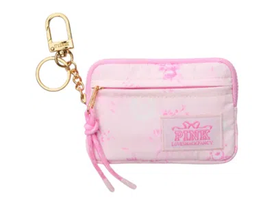 Pre-owned Pink Women's  X Loveshackfancy Zip Cardcase In Beaux Icons