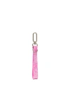 Pink Wristlet Strap Keychain In