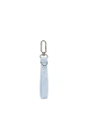 Pink Wristlet Strap Keychain In Blue