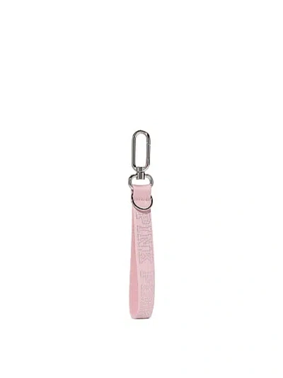 Pink Wristlet Strap Keychain In