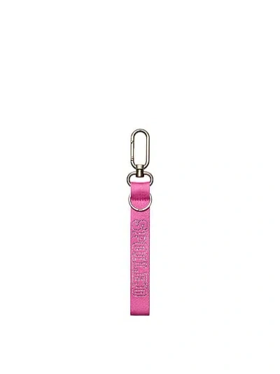 Pink Wristlet Strap Keychain In