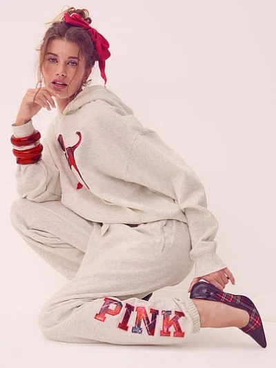 Pink X Loveshackfancy Jogger Sweatpants In Neutral