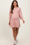 Pinkblush Knit Bubble Sleeve Mini Dress In Pink
