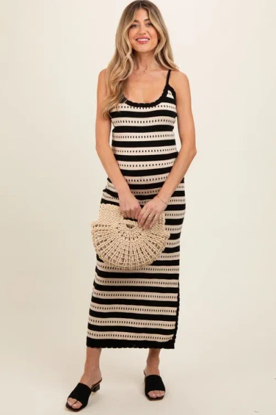 Pinkblush Patterned Sleeveless Maxi Dress In Multi