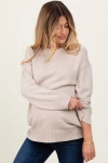Pinkblush Soft Knit Basic Sweater In Neutral